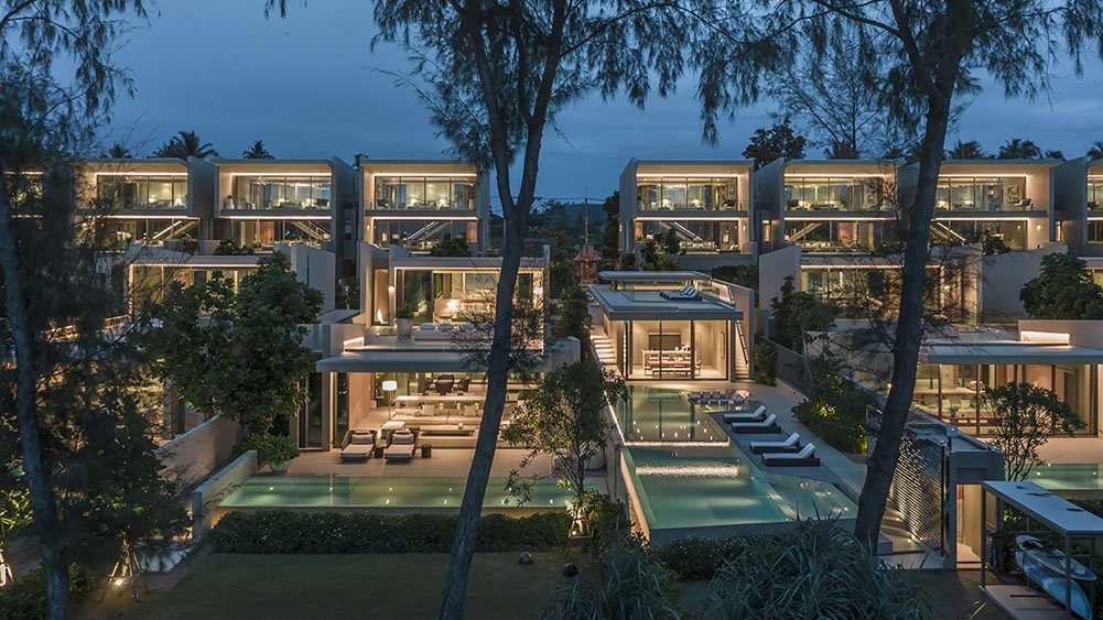 Veyla Natai Residences - Villas at night